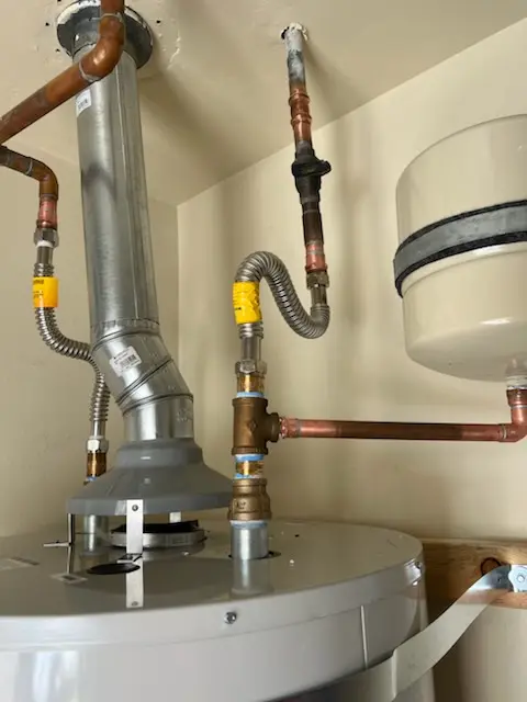 Water heater installation and plumbing repair in Marlow